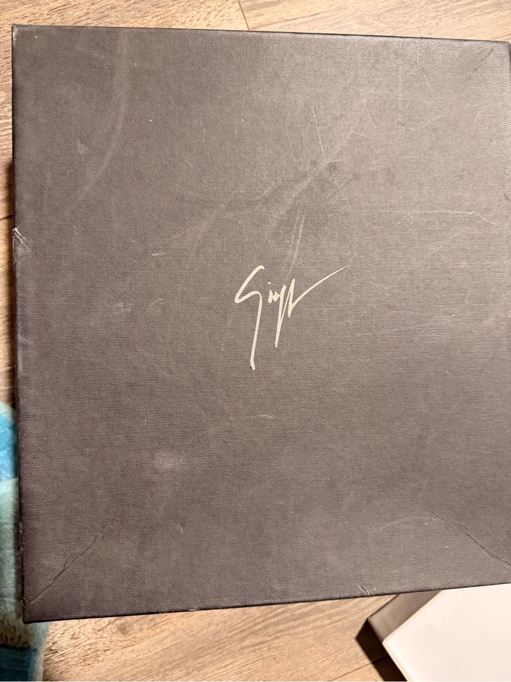 Giuseppe Zanotti Black Box with Silver Signature Logo